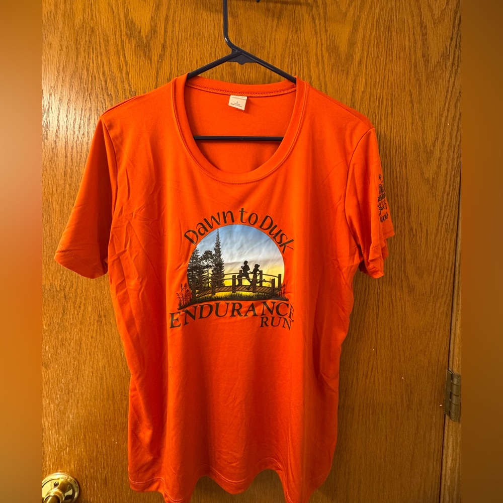 Orange Endurance Run T-Shirt